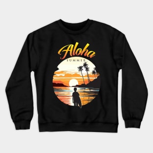 Aloha summer Crewneck Sweatshirt